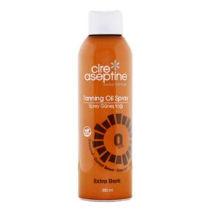 اسپری روغن ضد آفتاب سییر آسپتین Cire Aseptine Extra Dark برنزه‌کننده 200 میل