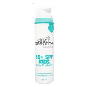 کرم محافظ آفتاب کودک سییر آسپتین SPF 50+ حجم ۲۰۰ میلی‌لیتر