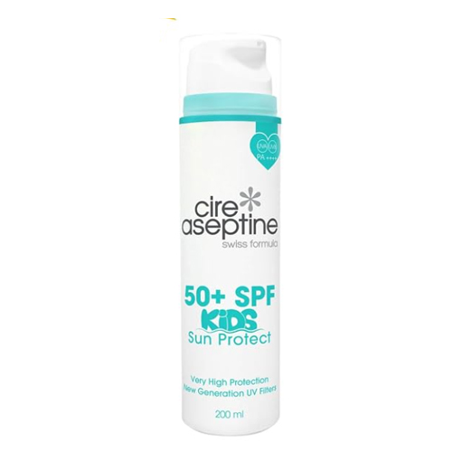 کرم محافظ آفتاب کودک سییر آسپتین SPF 50+ حجم ۲۰۰ میلی‌لیتر