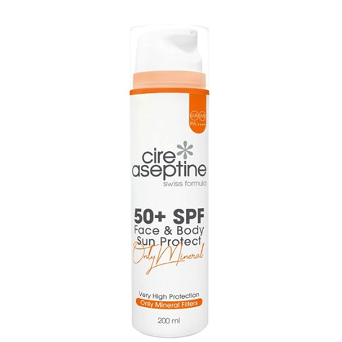 کرم ضدآفتاب مینرال سییر آسپتین 50+Cire Aseptine SPF صورت و بدن 200 میل