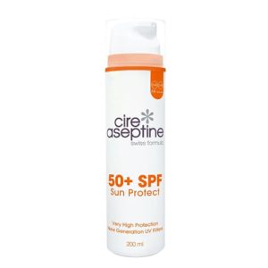 کرم ضدآفتاب بدن سییر آسپتین 50+Cire Aseptine SPF محافظت بسیار بالا 200 میل