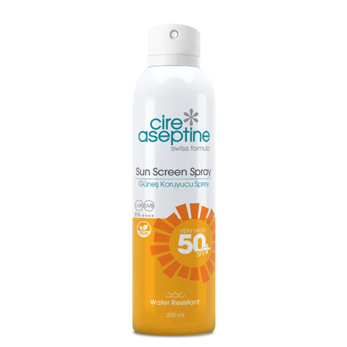 اسپری ضدآفتاب سییر آسپتین SPF 50 حجم 200 میلی‌لیتر