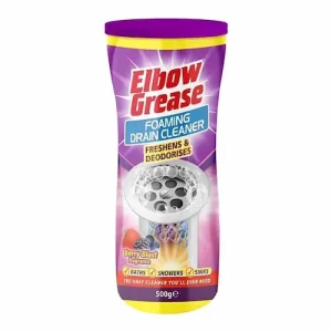 تمیزکننده فومی لوله‌های فاضلاب البو گریس Elbow Grease Berry Blast با رایحه میوه‌های توتی و شیرین 500 گرم