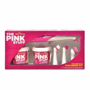 ست اسکرابر برقی پینک THE PINK STUFF + دو خمیر پاک کننده 500 گرمی