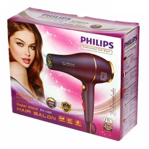 سشوار فیلیپس PH-1480 حرفه ای و کم‌صدا